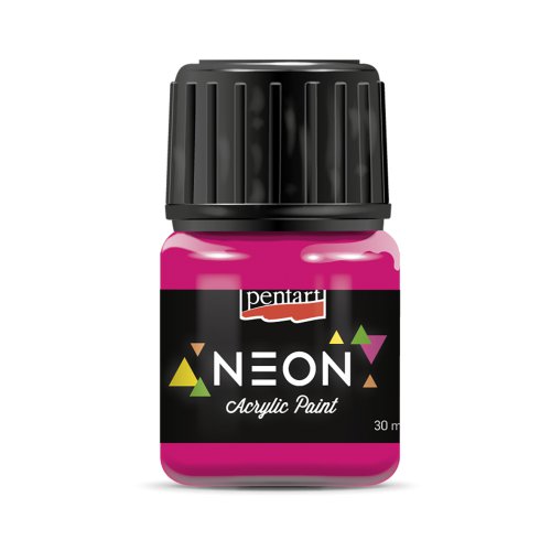 Akrylová barva neonová 30 ml RŮŽOVÁ