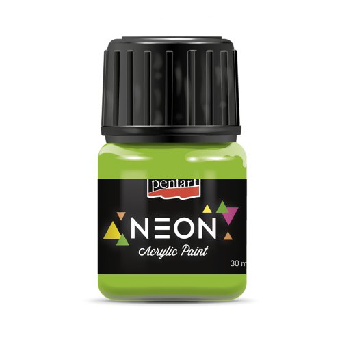 Akrylová barva neonová 30 ml ZELENÁ