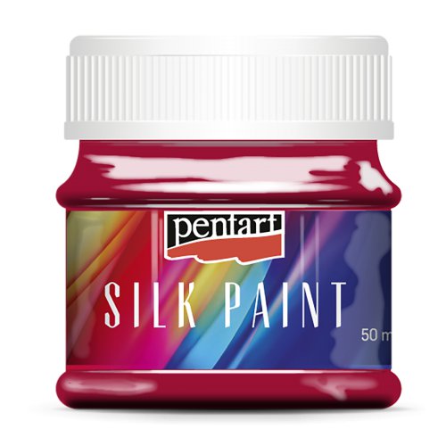 Barva na hedvábí 50 ml KARMÍNOVÁ