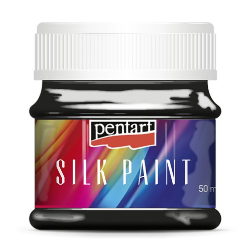 Barva na hedvábí 50 ml ČERNÁ