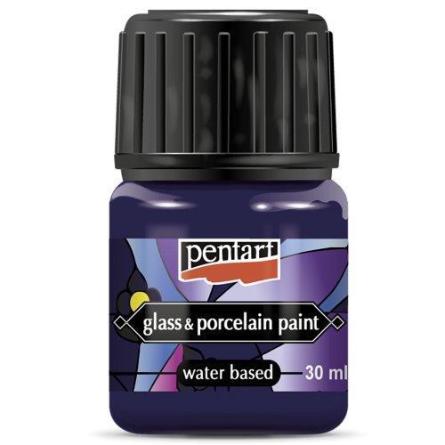 Barva na sklo a porcelán 30 ml PURPUROVÁ