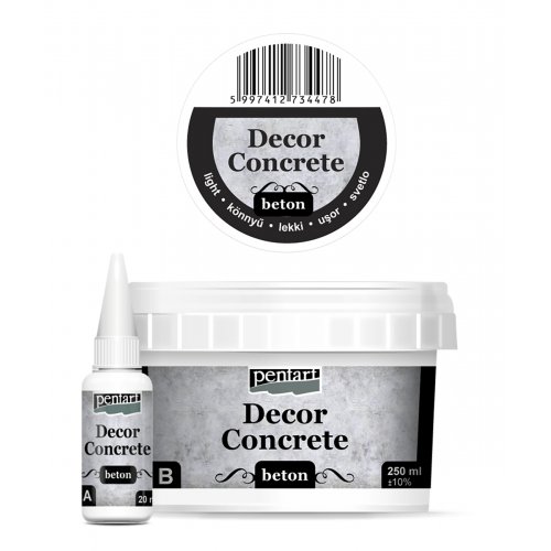 Beton dekorační 250 ml LEHKÝ PRÁŠEK
