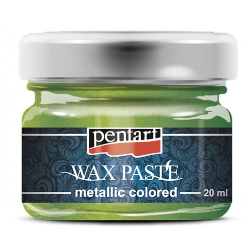 Vosková pasta metalická 20 ml  ZELENÁ