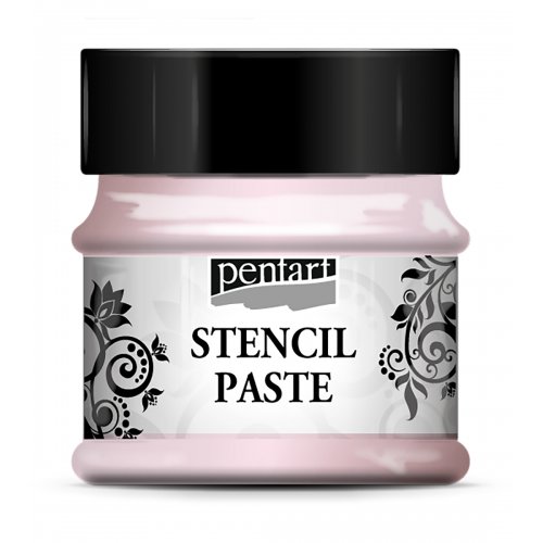 Šablonová pasta perleťová PENTART 50 ml RŮŽOVÁ
