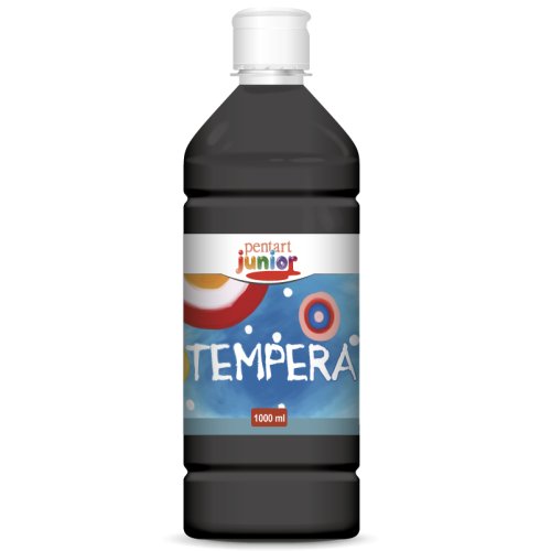 Temperová barva Junior PENTART 1000 ml ČERNÁ