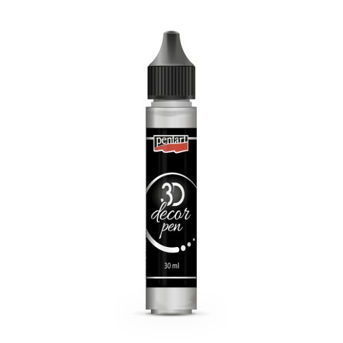 3D Decor pen PENTART 30 ml STŘÍBRNÁ