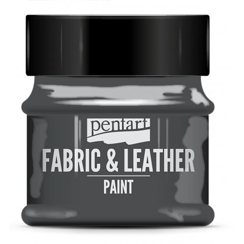 Barva na kůži a textil třpytivá 50 ml GRAFITOVÁ