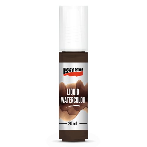 Akvarelová barva tekutá 20 ml HNĚDÁ