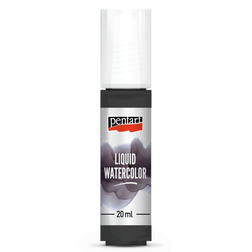 Akvarelová barva tekutá 20 ml ČERNÁ