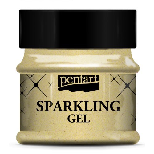 Třpytivý gel 50 ml TRANSPARENTNÍ STŘÍBRNÁ