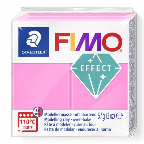 FIMO NEON efekt 57g RŮŽOVÁ