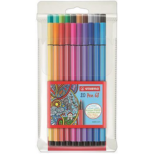 Fixy STABILO  Pen 68 sada 20 barev