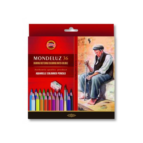 Pastelky akvarelové KOH-I-NOOR Mondeluz 36 ks