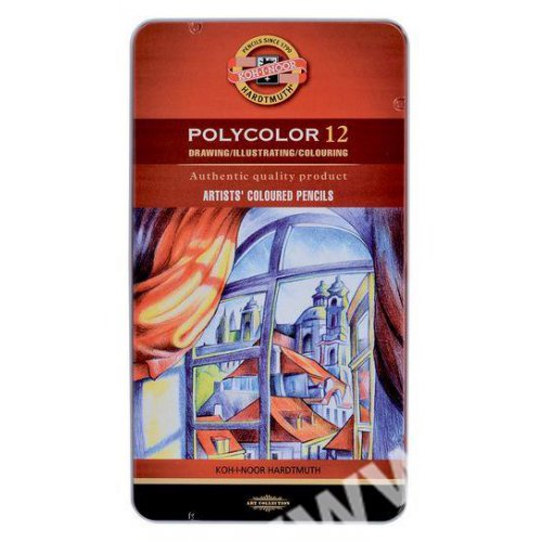 Pastelky umělecké KOH-I-NOOR POLYCOLOR 12 barev