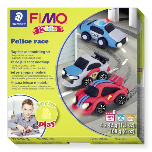 Sada Fimo kids Form & Play POLICEJNÍ AUTO