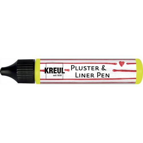 3D Pluster & LinerPen KREUL 29 ml NEON ŽLUTÁ