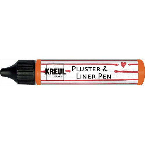 3D Pluster & LinerPen KREUL 29 ml NEON ORANŽOVÁ