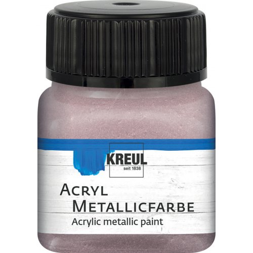 Akrylová barva metalická KREUL 20 ml RŮŽOVOZLATÁ