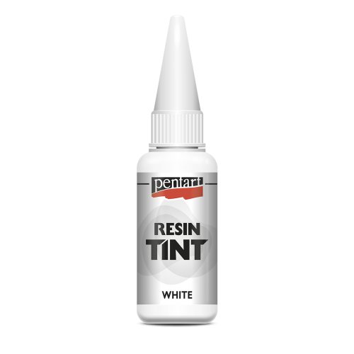 Barva do pryskyřice krycí PENTART 20 ml  BÍLÁ