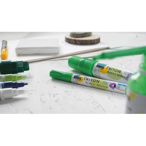 Akrylový fix TRITON KREUL medium BLEDÁ ZELENÁ - KREUL_TritonAcrylicMarker_9.jpg