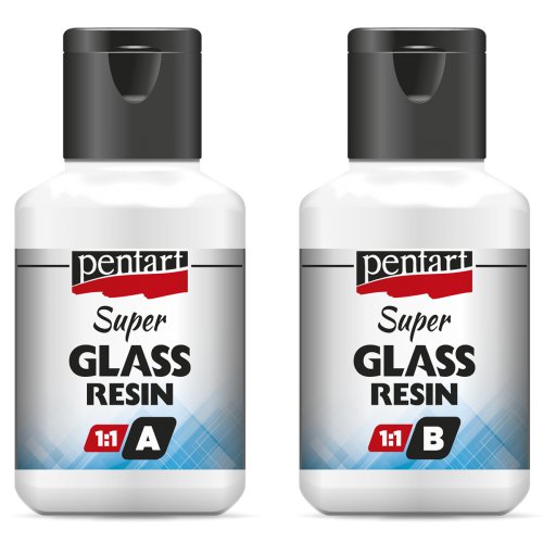 Pryskyřice SUPER GLASS PENTART dvousložková 40 ml