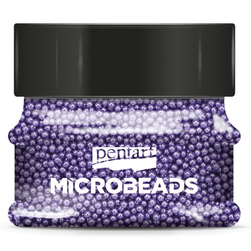 Korálky skleněné MICROBEADS PENTART FIALOVÁ