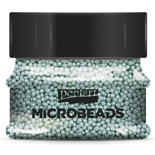 Korálky skleněné MICROBEADS PENTART MENTOLOVÁ