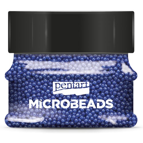 Korálky skleněné MICROBEADS PENTART MODRÁ