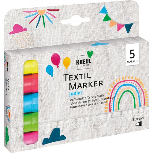 Sada Fix na textil KREUL JUNIOR medium 5 ks