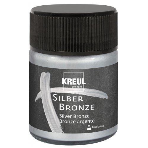 Tekutý bronz KREUL 50 ml STŘÍBRNÁ