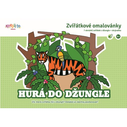 Omalovánky zvířátkové - DŽUNGLE - SAFARI - STATEK - LES + pastelky STAEDTLER - 100520.png