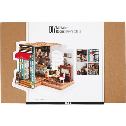Kreativni sada - miniaturní pokoj Coffee shop - obrázek