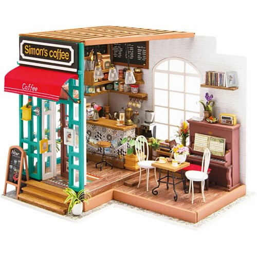 Kreativni sada - miniaturní pokoj Coffee shop