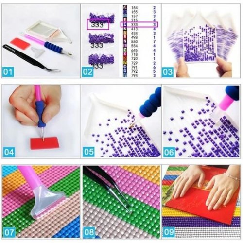 Diamantové malování - CHRÁM VASILA BLAŽENÉHO MOSKVA bez rámu 40 x 50 cm - Diamantov_malovani_FIG_ART_2.jpg