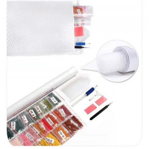 Diamantové malování - CHRÁM VASILA BLAŽENÉHO MOSKVA bez rámu 40 x 50 cm - Diamantov_malovani_FIG_ART_6.jpg