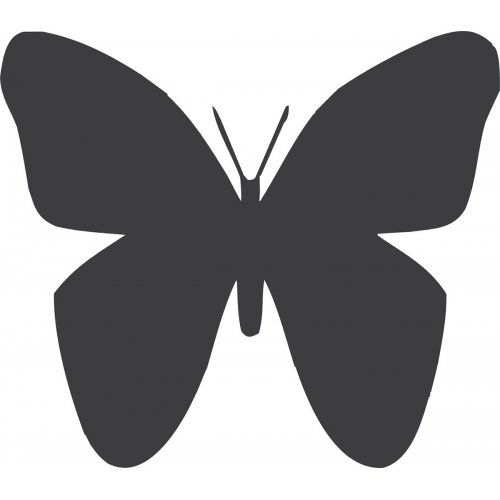 Motýlci - plastová šablona 14,5x14,5 cm