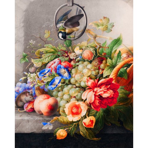Vyšívání křížkové sada - Henstenburgh - Květiny a ovoce 32 x 40 cm