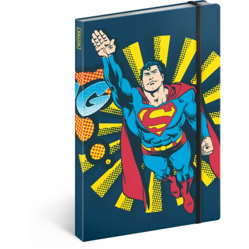 Notes Superman – Bang, linkovaný, 13 × 21 cm