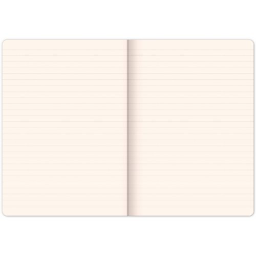 Notes Vivella Classic černý/oranžový, linkovaný, 15 × 21 cm - obrázek