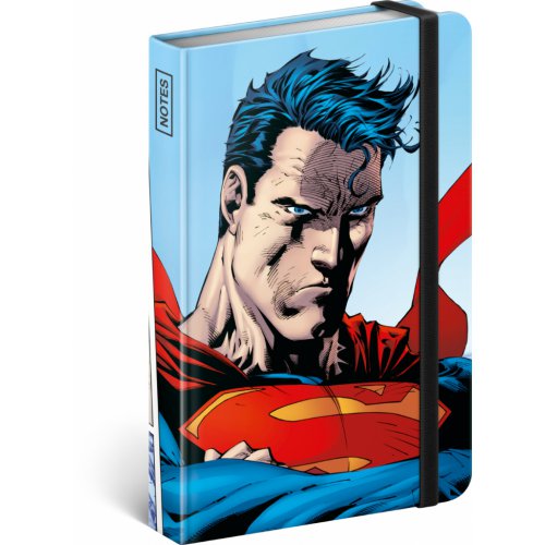 Notes Superman – World Hero, linkovaný, 11 × 16 cm