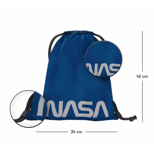 BAAGL Sáček na obuv NASA modrý - obrázek
