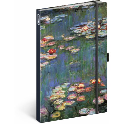 Notes Claude Monet, linkovaný, 13 × 21 cm