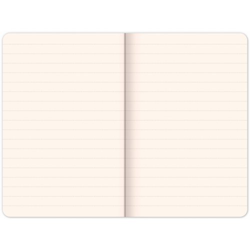 Notes Skiver červenovínový, linkovaný, 13 × 21 cm - obrázek