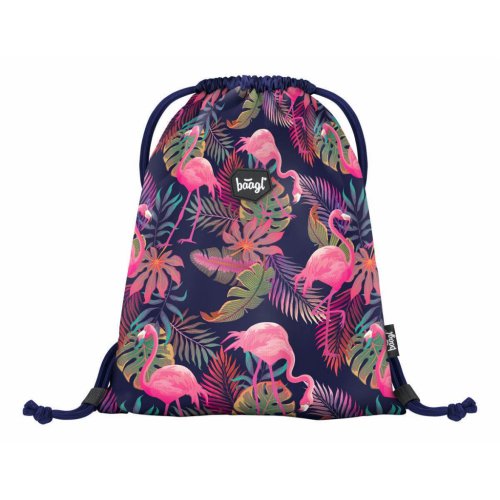 BAAGL SET 3 Flamingo: batoh, penál, sáček - obrázek