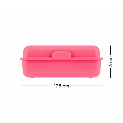 BAAGL Box na svačinu Logo růžový - obrázek
