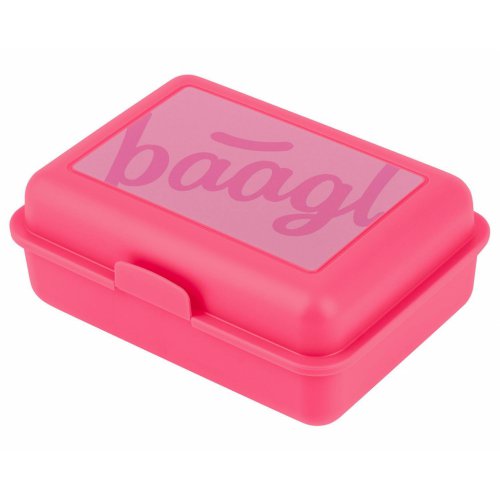BAAGL Box na svačinu Logo růžový
