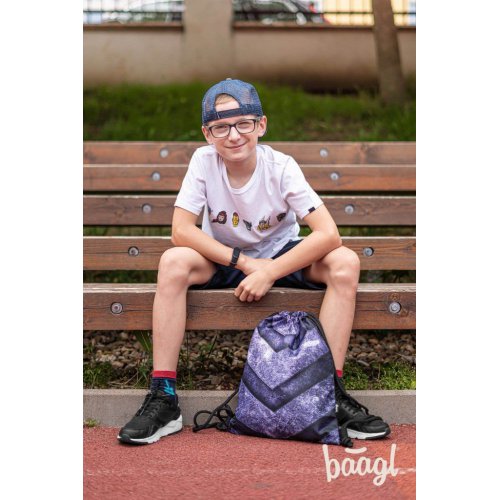 BAAGL SET 3 Skate Magion: batoh, penál, sáček - obrázek