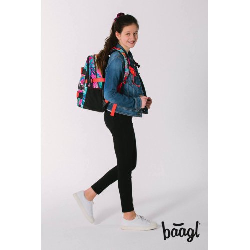 Školní set BAAGL 3 Skate Fresh: batoh, penál, sáček - obrázek