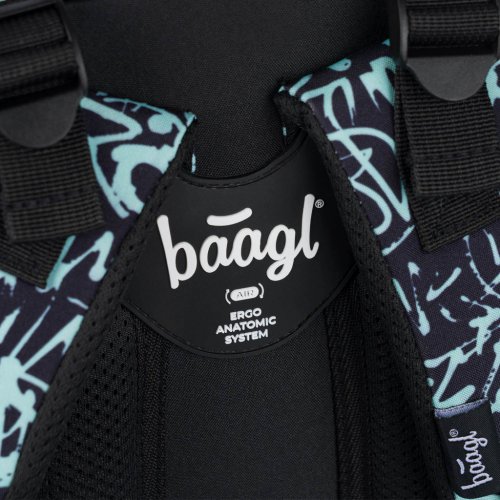 BAAGL SET 3 Core Graffito: batoh, penál, sáček - obrázek