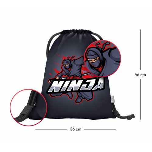 BAAGL Sáček na obuv Ninja - obrázek